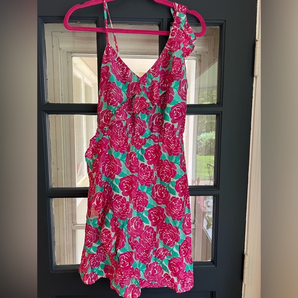 Vineyard Vines Dresses & Skirts - NWT Vineyard Vines Painted Rose Ruffle  Floral Dress Size 6 Kentucky Derby